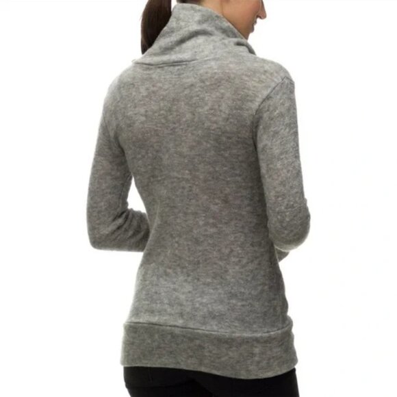 Kavu Light Heathered Grey Sweetie Turtleneck Sweater size M - Picture 3 of 16